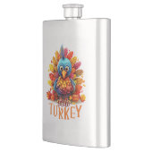 Flasque Mignonne Turquie Thanksgiving (Gauche)
