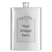 Flasque Modèle - Crête + Tartan (devant)