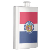 Flasque Modèle de drapeau d'État du Missouri (Droite)
