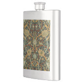 Flasque Modèle de tapisserie forestière de William Morris (Gauche)