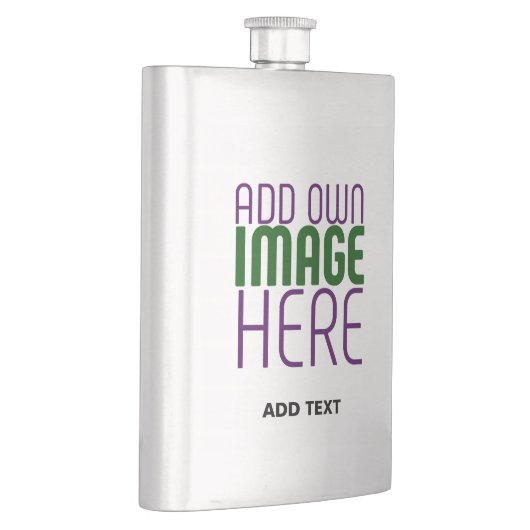 FLASQUE MODÈLE DE TEXTE D'IMAGE ASH SIMPLE MODERNE (Droite)