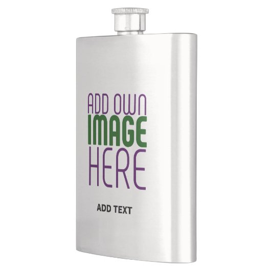 FLASQUE MODÈLE DE TEXTE D'IMAGE ASH SIMPLE MODERNE (Gauche)