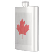 Flasque Modèle Knit Maple Leaf Tricot Motif (Gauche)