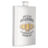 Flasque Modération (dans la consommation d'alcool) (Droite)