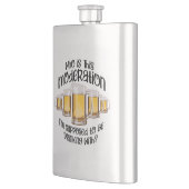 Flasque Modération (dans la consommation d'alcool) (Gauche)