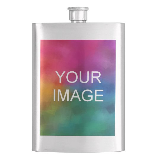 Flasque Moderne Élégant Téléchargez Votre Image Photo Ou L (devant)