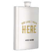 FLASQUE MODERNE MODERNE ASH PERSONNALISABLE VÉRIFIÉ (Droite)