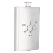 Flasque Molécule de caféine Chimie Café Atomes (Droite)