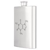 Flasque Molécule de caféine Chimie Café Atomes (Gauche)