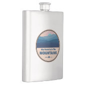 Flasque Mon coeur est dans les montagnes (Droite)