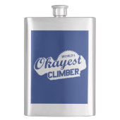 Flasque Monde de l'escalade la plus Okayest (devant)