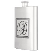 FLASQUE MONOGRAMME ALPHABET INITIAL D (Gauche)