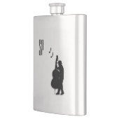 Flasque Monogramme de bassiste (Gauche)