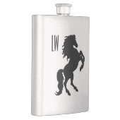 Flasque Monogramme de cheval d'étalon (Droite)