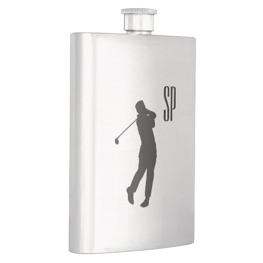 Flasque Monogramme de conception de golf (Droite)