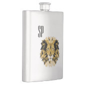 Flasque Monogramme de lion Brown (Droite)