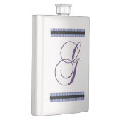 FLASQUE MONOGRAMME G INITIAL DE L'ALPHABET (Droite)