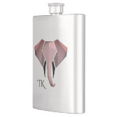 Flasque Monogramme Géométrie Tête d'éléphant (Gauche)
