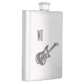 Flasque Monogramme guitare (Droite)