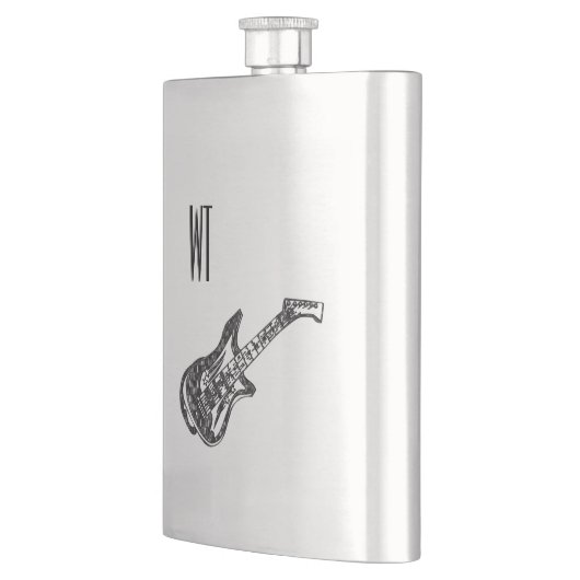 Flasque Monogramme guitare (Gauche)