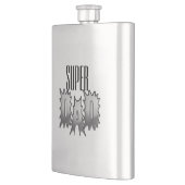 Flasque Monogramme Papa, nom ou Super (Gauche)