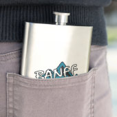 Flasque Montagnes Banff Alberta (En situation)