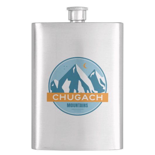 Flasque Montagnes Chugach Alaska (devant)