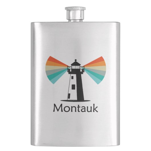Flasque Montauk Point Phare de New York Arc en ciel (devant)