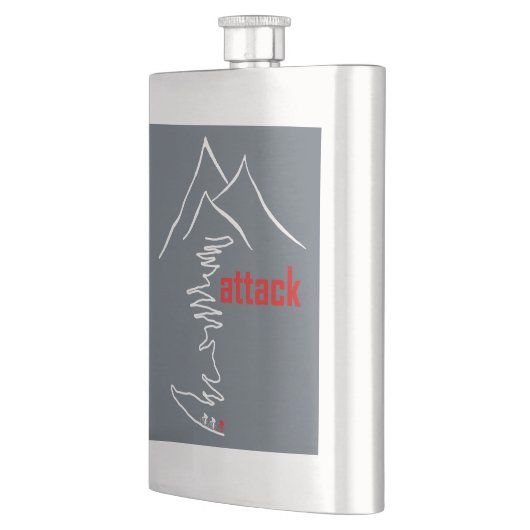 Flasque Montée en vélo, Attaque (Gauche)