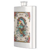 Flasque Monterey Tattoo Design : Un symbole de force Pow (Gauche)