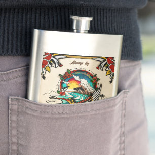 Flasque Monterey Tattoo Design : Un symbole de force Pow