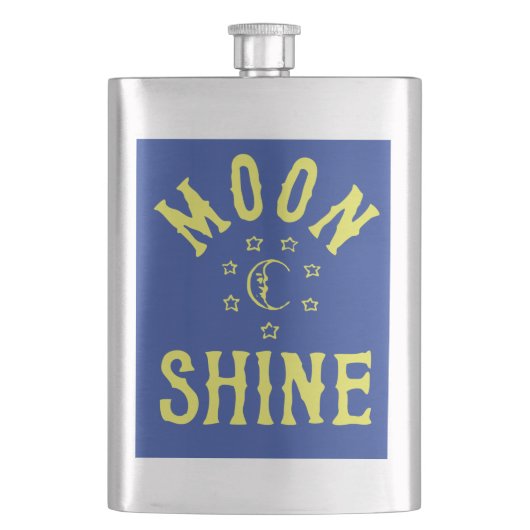 Flasque Moonshine Drôle (devant)