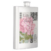 Flasque Motif Damas Décor Floral Joli (Droite)