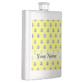Flasque Motif d'ancre jaune (Droite)