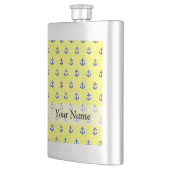 Flasque Motif d'ancre jaune (Gauche)