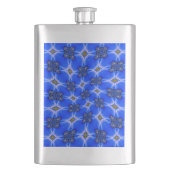 Flasque Motif d'anémone du Jardin bleu (devant)