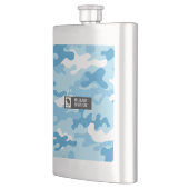 Flasque Motif de camouflage bleu clair militaire (Gauche)