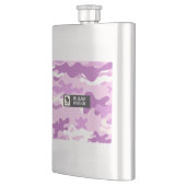 Flasque Motif de camouflage violet militaire (Gauche)
