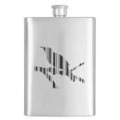 Flasque MOTIF DE CODE-BARRES DE MOQUINGBIRD Conception de (devant)