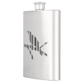 Flasque MOTIF DE CODE-BARRES DE MOQUINGBIRD Conception de (Gauche)
