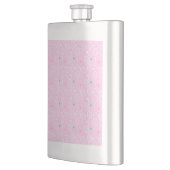 Flasque Motif de raquette de tennis rose (Gauche)
