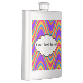 Flasque Motif des vagues colorées (Droite)