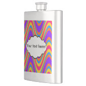 Flasque Motif des vagues colorées (Gauche)