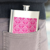 Flasque Motif humide rose chaud (En situation)
