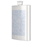 Flasque Motif paisley bleu blanc (Gauche)