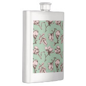 Flasque Motif sans couture avec bourgeons floraux des arbr (Droite)