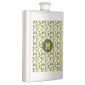Flasque Motif Zeste de Citron (Droite)