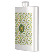 Flasque Motif Zeste de Citron (Gauche)