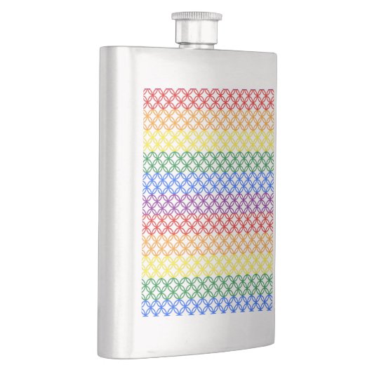 Flasque Motifs de fierté | Cercles d'interverrouillage (Droite)