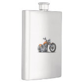 Flasque Moto caricature (Droite)